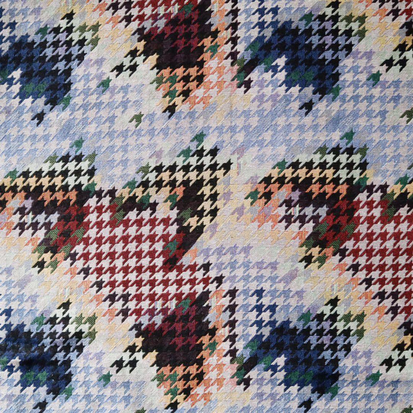 ジャガード織り生地 千鳥柄 千鳥格子 4枚目の画像