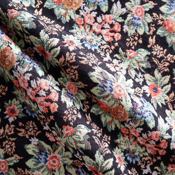 ゴブラン織り生地 ヴィンテージ お花柄 刺繍 生地 Grace's Fabric 通販