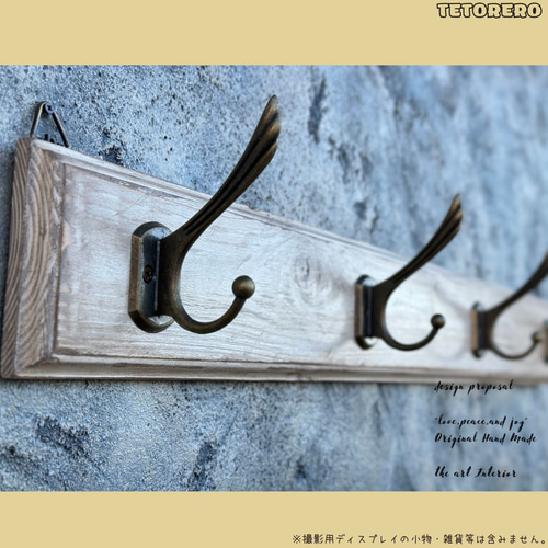 40s 50s ビンテージ アンティーク 6連 ウォールフック シャビー 40s 50s ビンテージ アンティーク 6連 ウォールフック シャビー 40s