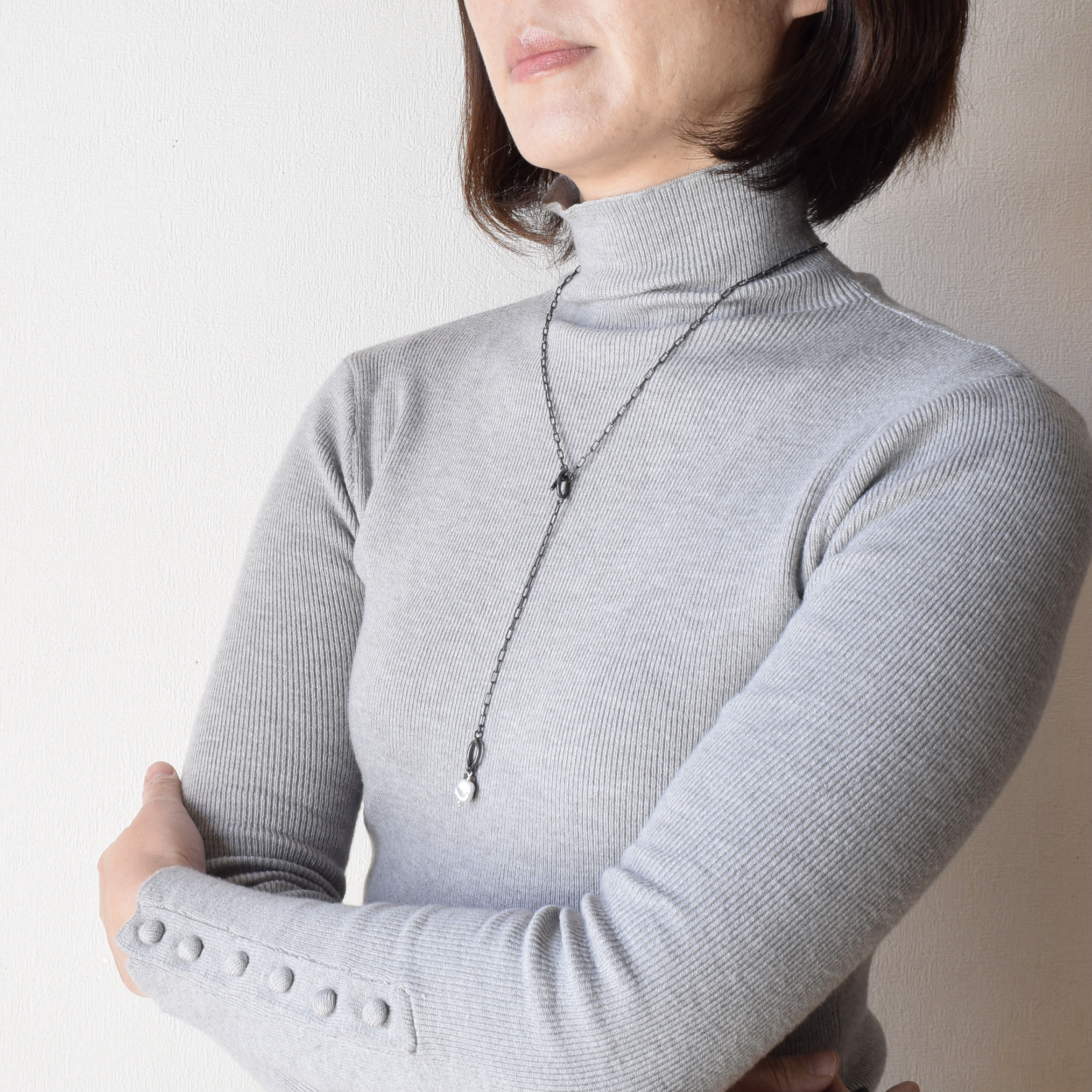そら様 Trilliant necklace SV925／ギラライトインクォーツ