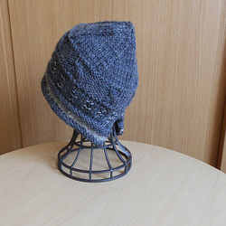 ✨新作✨ ⛄⛄ 厚地の暖か手編みニット帽子⛄⛄ 【送料無料】防寒対策　 バラクラバ　冬 5枚目の画像
