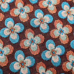 J58A クローバー 幾何学柄 ゴブラン織り生地 ジャガード織り150×50cm 8枚目の画像