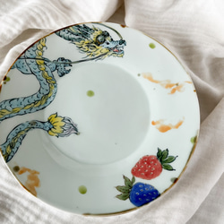 plate.   strawberry and dragon   φ24◆20％off◆ 3枚目の画像