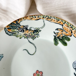 plate.  dragon and shochikubai φ24◆20%off◆ 7枚目の画像