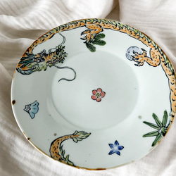 plate.  dragon and shochikubai φ24◆20%off◆ 2枚目の画像