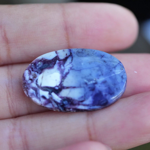 るる様　最高品質　ティファニーストーン　スフィア 紫マーブル模様☆ティファニーストーン s1168 天然石 Funky