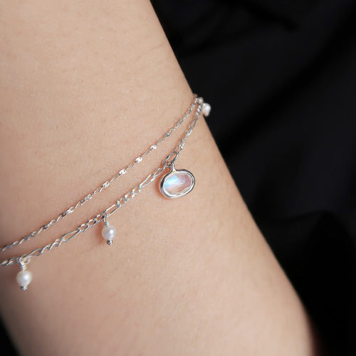 本真珠　ピアス　ブレスレット　オーダー　ムーンストーン　オーダー品　パール 本真珠 ピアス ブレスレット オーダー ムーンストーン オーダー