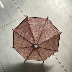 着物リメイクミニチュア傘（正絹） 3枚目の画像