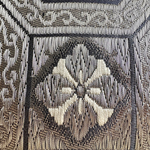 絹の帯と帯締めのバッグ 蜀江花文柄 帯リメイク316 ハンドバッグ Ho