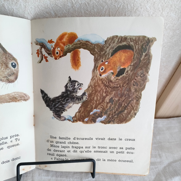 【アンティーク絵本】L'Escapade du petit chat, 1951 3枚目の画像