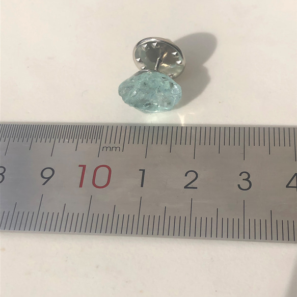 [其中一種] 海藍寶石胸針礦物原石天然石手工配件 (No.2558) 第7張的照片
