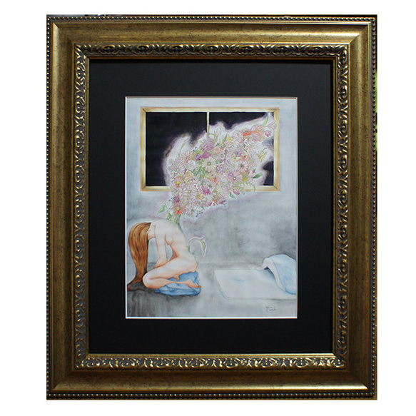 絵 【希望】 アート 現代アート 絵画 額付き インテリア 絵画 音