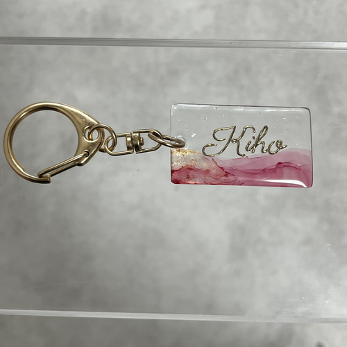 お値下げしましたレジン写真入り記念キーホルダー 再販】レジンアクセサリー レジンキーホルダー お月見猫 リール