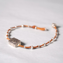 -KarensiIver- code bracelet 'Orange' 2枚目の画像