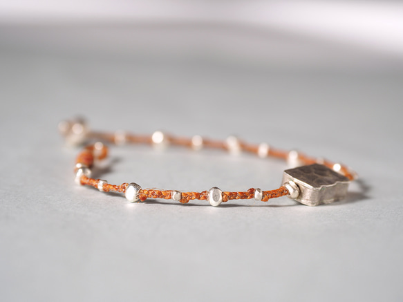 -KarensiIver- code bracelet 'Orange' 3枚目の画像