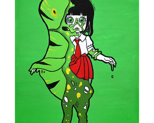 原画　鼠　送料込み　十二支　SSM　動物画　絵画　アクリル画　現代アート　細密画 原画　鼠　送料込み　十二支　SSM　動物画　絵画　アクリル画　現代アート　細密画