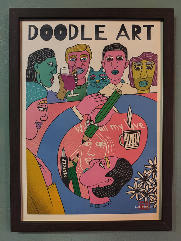 ☆人気☆【韓国雑貨】☆DROP PAINTING ART POSTE.R☆ポスター☆ ☆関税込☆韓国雑貨☆DROP PAINTING ART POSTE.R☆ポスター