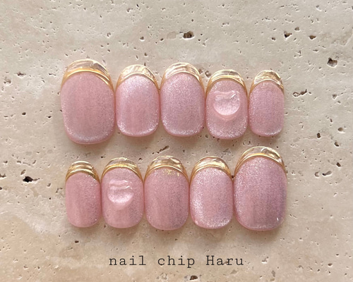 ネイルチップ その他素材 nail chip Haru 通販 17293675｜Creema(クリーマ)