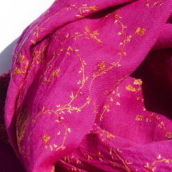 カシミア カシミア/カシミア スカーフ/ピュア ウール スカーフ ショール/リング ベルベット ショール 刺繍入り フラワー メ 19枚目の画像