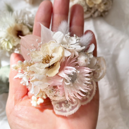 インド刺繍リボンとお花のコサージュ❁⃘*.ﾟ コサージュ eden 通販