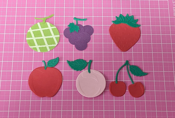 ERIKO様専用　カラフルな果物6個　2セット　フルーツ 1枚目の画像