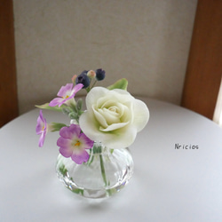 再販＞枯れないマーガレット 5本セット Grand ✿クレイフラワーNO.M5