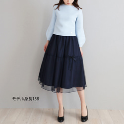 5 種顏色可供選擇！ [Wholegarment] 泡泡袖套頭衫 [白色] 第6張的照片