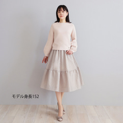5 種顏色可供選擇！ [Wholegarment] 泡泡袖套頭衫 [白色] 第3張的照片