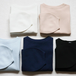 5 種顏色可供選擇！ [Wholegarment] 泡泡袖套頭衫 [白色] 第14張的照片