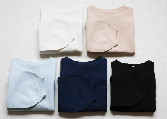 5 種顏色可供選擇！ [Wholegarment] 泡泡袖套頭衫 [白色] 第14張的照片