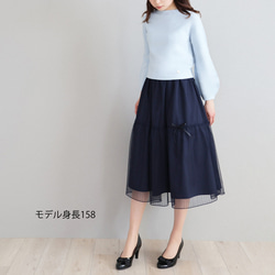 5 種顏色可供選擇！ [Wholegarment] 泡泡袖套頭衫 [白色] 第7張的照片