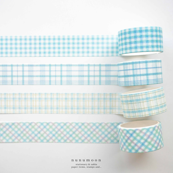 訳あり☆海外 マステセット 4個入り blue soda [AS443] マスキング