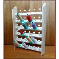 ミシン糸収納棚・ミシン糸付き ○D54□【ミシン糸整理棚】大巻き糸&小巻糸用54本糸立て その他