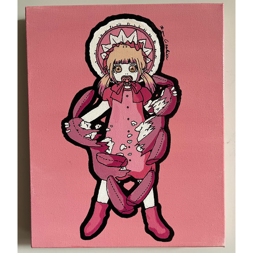 アート 【ソシ美@退行】 絵 絵画 イラスト 現代アート Art