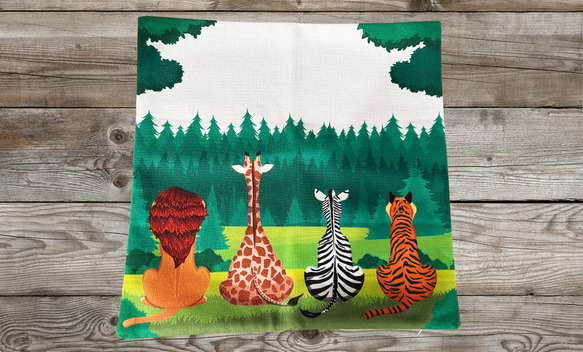 森林坐墊 4 動物向後 - 絲柏的香味 - 第9張的照片