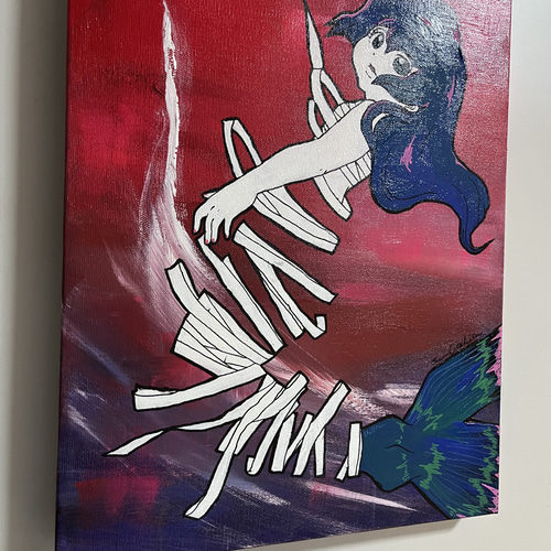 アート 【ソシ美@幻】 現代アート イラスト 絵 絵画 Art