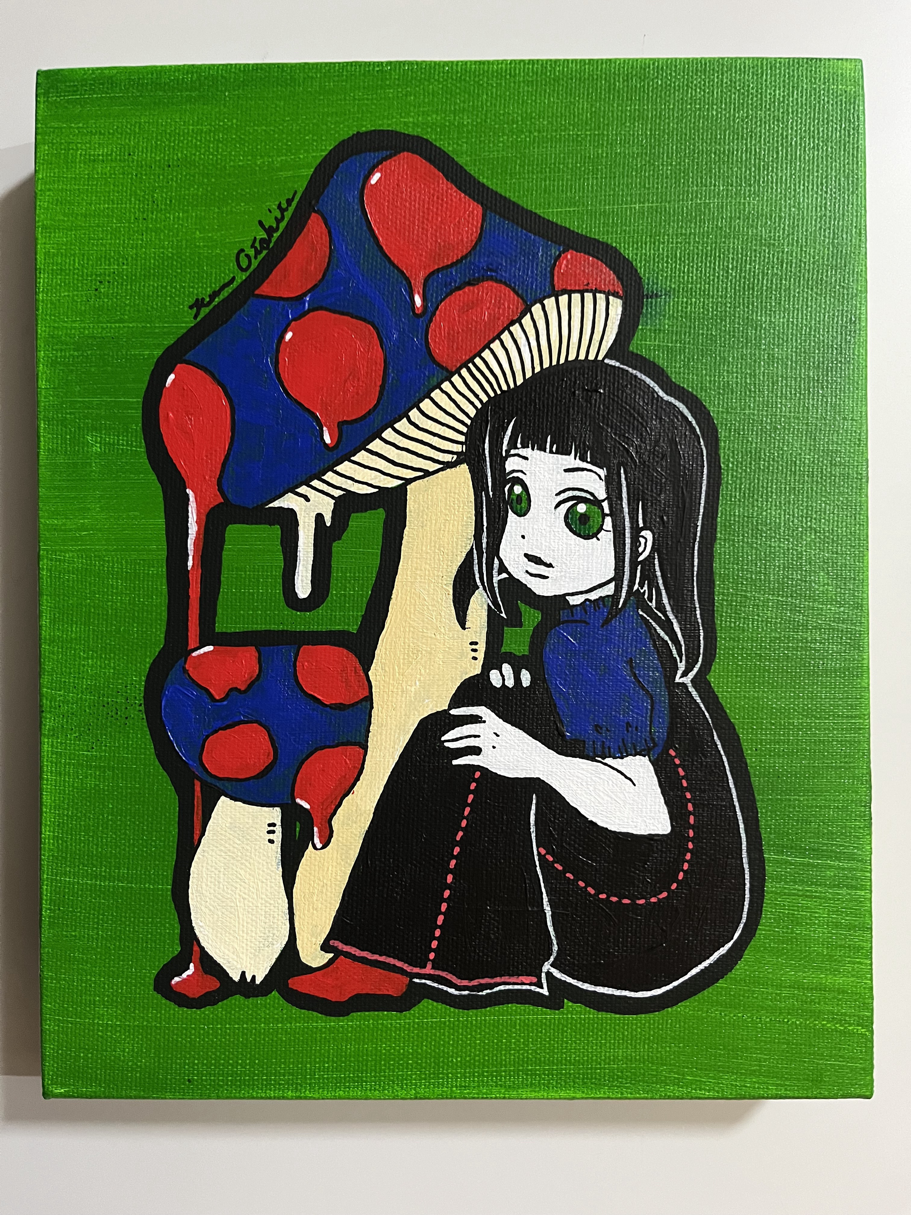 海の世界④】アクリル画 M10 風景画 絵画 動物画 海の絵