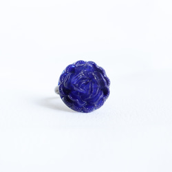 【指輪】　幻想の青薔薇 1枚目の画像
