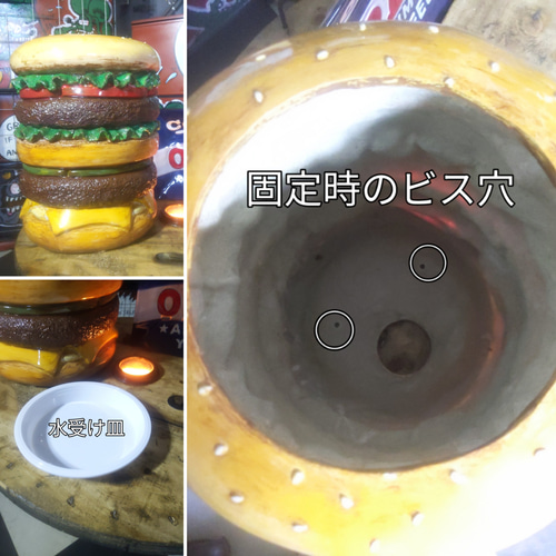 アメリカンダイナー ハンバーガー オーナメント ハンバーガー屋