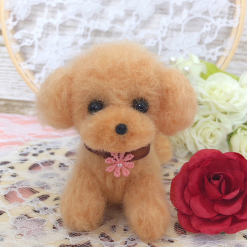 喜こんぶちゃん　羊毛フェルトブローチ　モールベア 喜こんぶちゃん様専用 羊毛フェルトブローチ モールベア