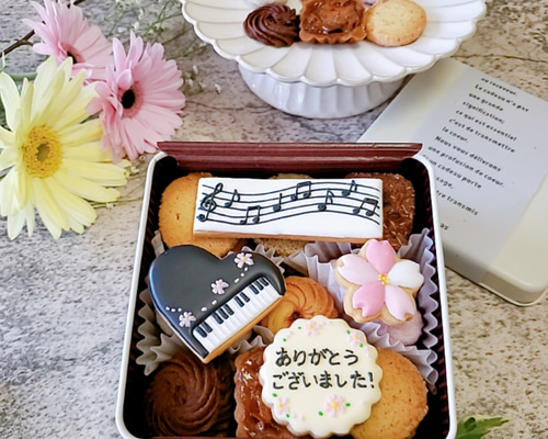 確認ようクッキー　こんな感じのピアノ柄 確認ようクッキー こんな感じのピアノ柄 - メルカリ