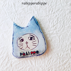 こまり顔猫　バッチ　rabipperabippe 6種 8枚目の画像