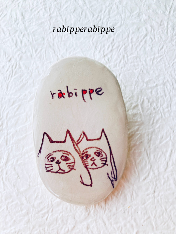 こまり顔猫　バッチ　rabipperabippe 6種 10枚目の画像