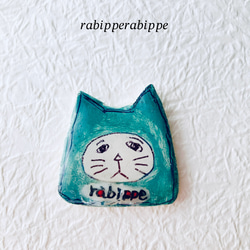 こまり顔猫　バッチ　rabipperabippe 6種 6枚目の画像