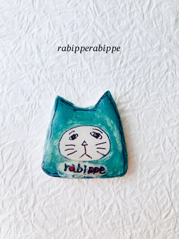 こまり顔猫　バッチ　rabipperabippe 6種 6枚目の画像