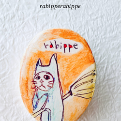 こまり顔猫　バッチ　rabipperabippe 6種 9枚目の画像