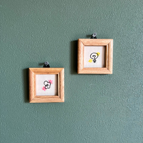 送料無料 手描きイラスト ミニ額4点 送料無料 手描きイラスト ミニ額4点 ミニ額の通販 | iichi 日々の