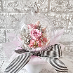 くすみピンクのアクリルバルーンフラワーブーケ♡フラワーバルーン