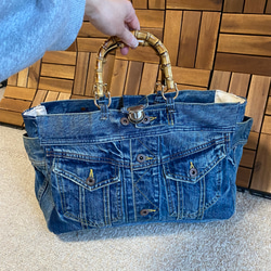 デニムリメイク・つぎはぎバッグ ショルダーバッグ 6shop 通販