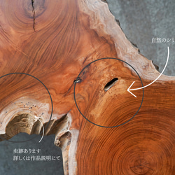欅の輪切り　一枚板　ローテーブル　リビングテーブル 13枚目の画像